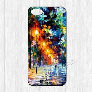 Painting Iphone 5 Case,water Color Paint Winter..